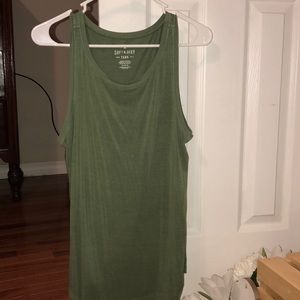 Green tank top by American Eagle